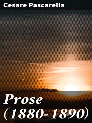 cover image of Prose (1880-1890)